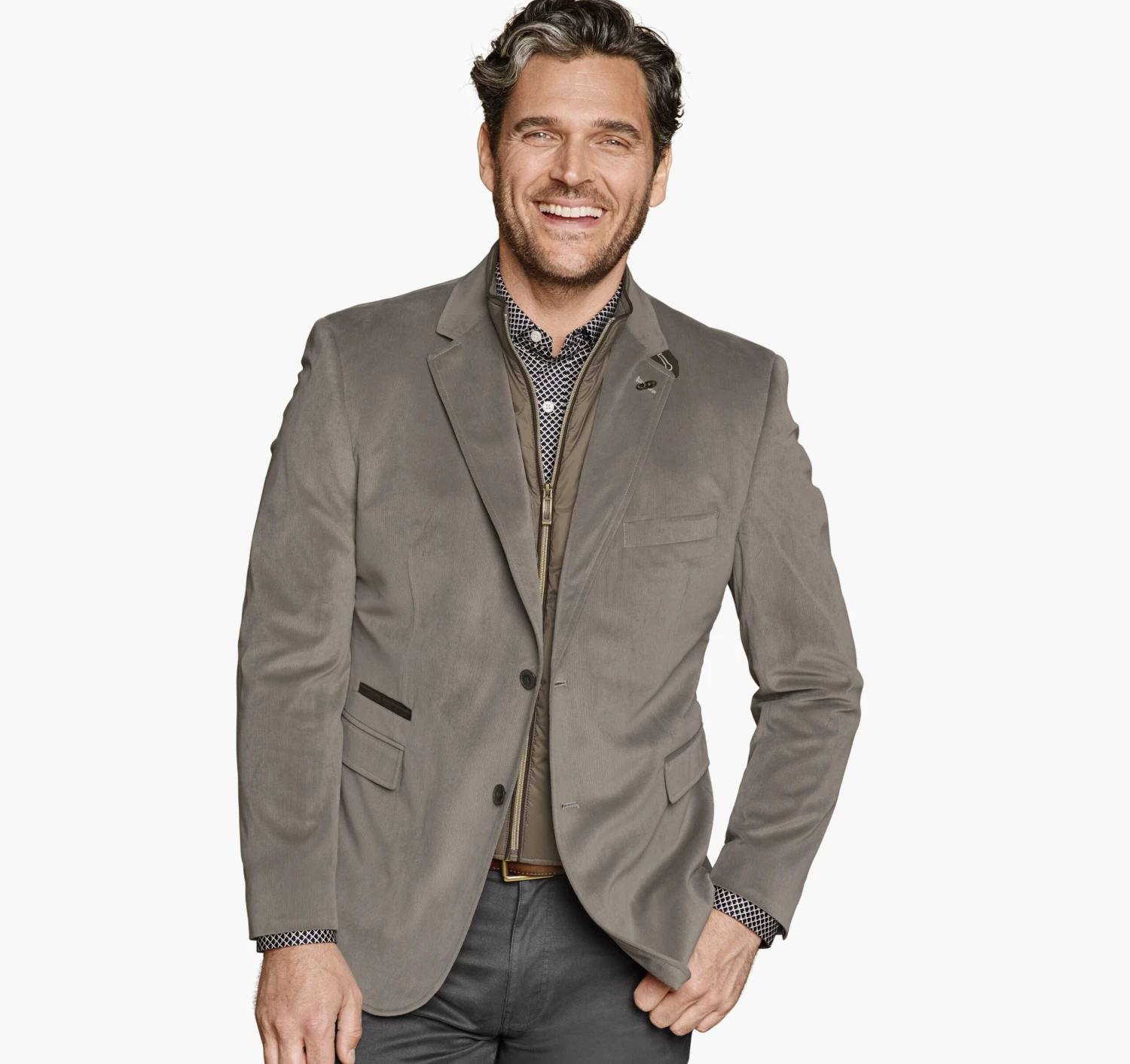 Plush Bibbed Blazer 4 Plush Bibbed Blazer - Image 2