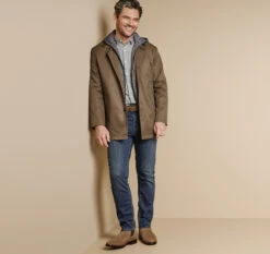 Upton Water-Resistant Raincoat With Removable Liner -JOHNSTON MURPHY Sale 493263 master 2