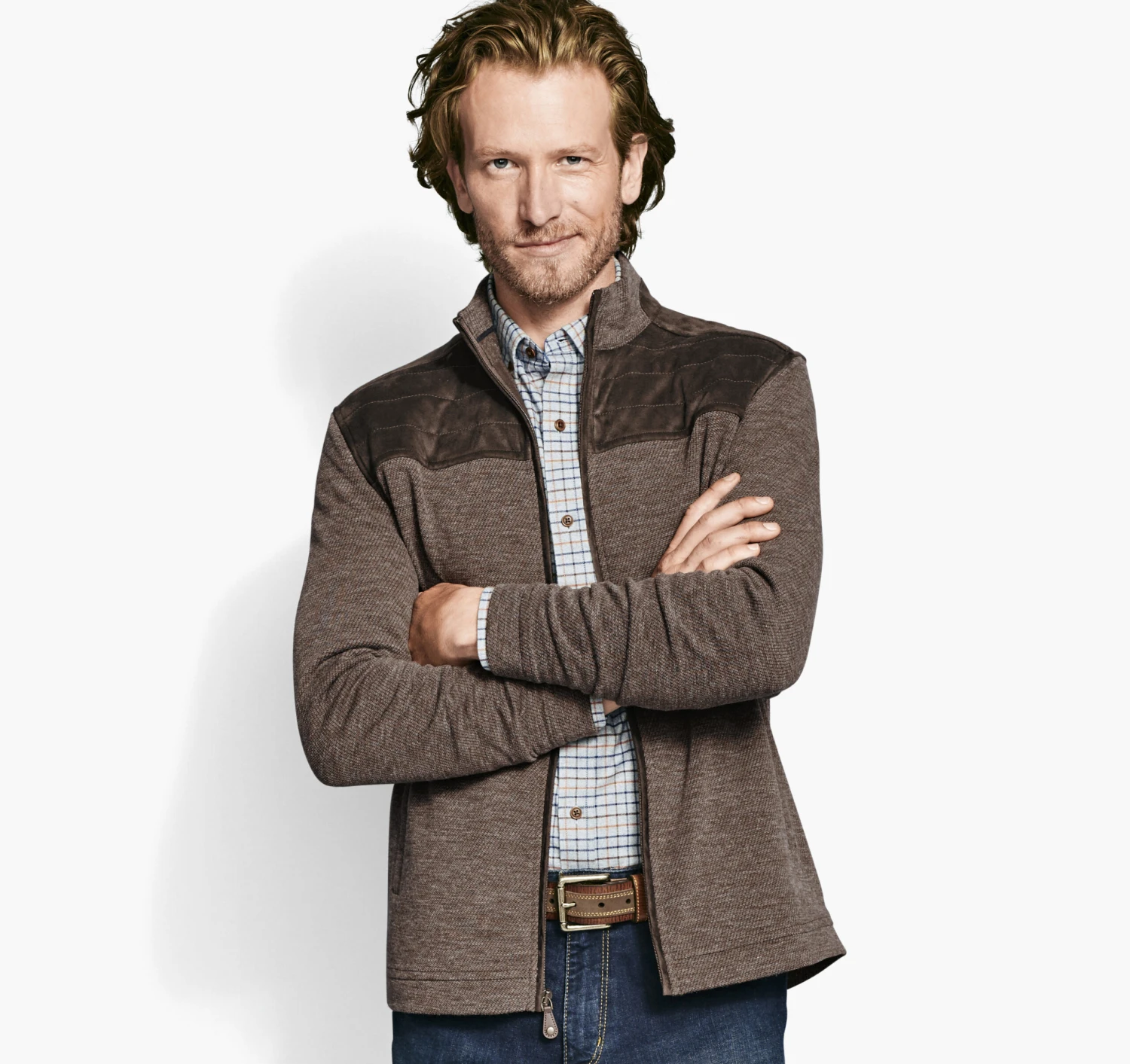 Quilted-Yoke Full-Zip 3 Quilted-Yoke Full-Zip