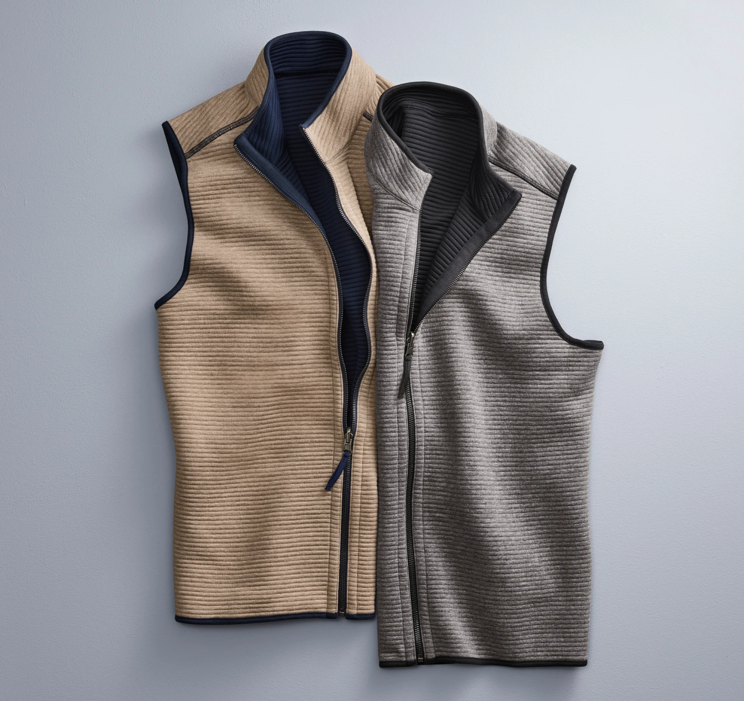 Reversible Channel Quilted Vest 6 Reversible Channel Quilted Vest - Image 4