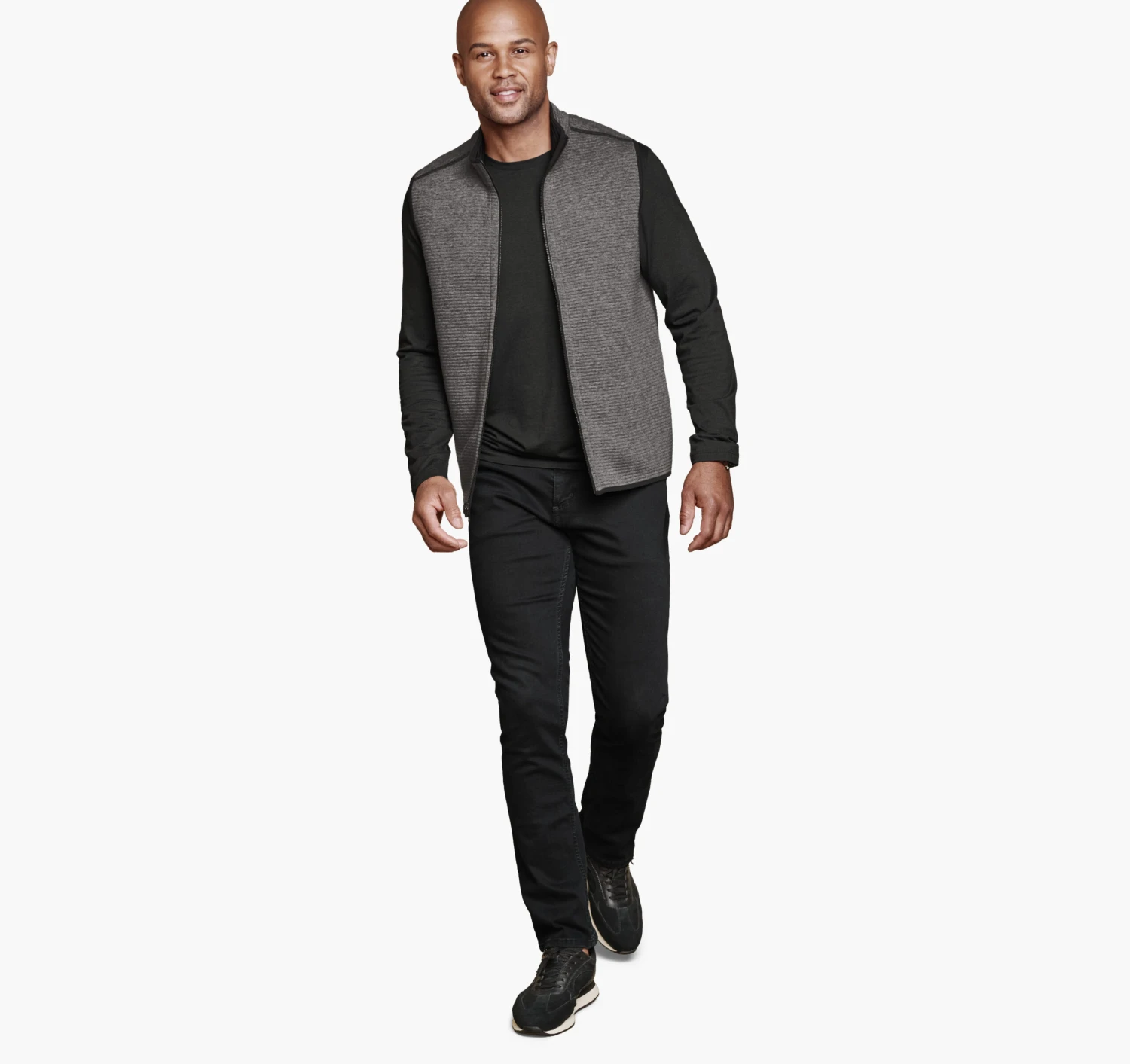 Reversible Channel Quilted Vest 5 Reversible Channel Quilted Vest - Image 3