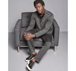 Diamond Quilt Quarter-Zip -JOHNSTON MURPHY Sale 747543 master 3