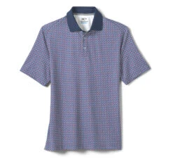 XC4® Performance Solid-Collar Print Polos + Cool Degree™ -JOHNSTON MURPHY Sale 747593 master 3