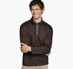 Brushed Quarter-Zip