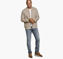 Full-Zip Knit Bomber -JOHNSTON MURPHY Sale 748278 master 2