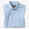Cotton-Linen Short-Sleeve Print Shirt -JOHNSTON MURPHY Sale 749706 master