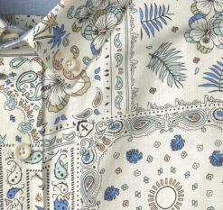 Linen-Blend Short-Sleeve Print Shirt 7 Linen-Blend Short-Sleeve Print Shirt -JOHNSTON MURPHY Sale 749735 master 1