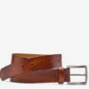 Hand-Stained Flat-Edge Belt