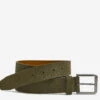 Micro-Textured Suede Belt