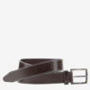 Waxy Gray-Edged Leather Belt -JOHNSTON MURPHY Sale 758692 master