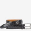 Croc-Embossed Leather Belt -JOHNSTON MURPHY Sale 758693 master